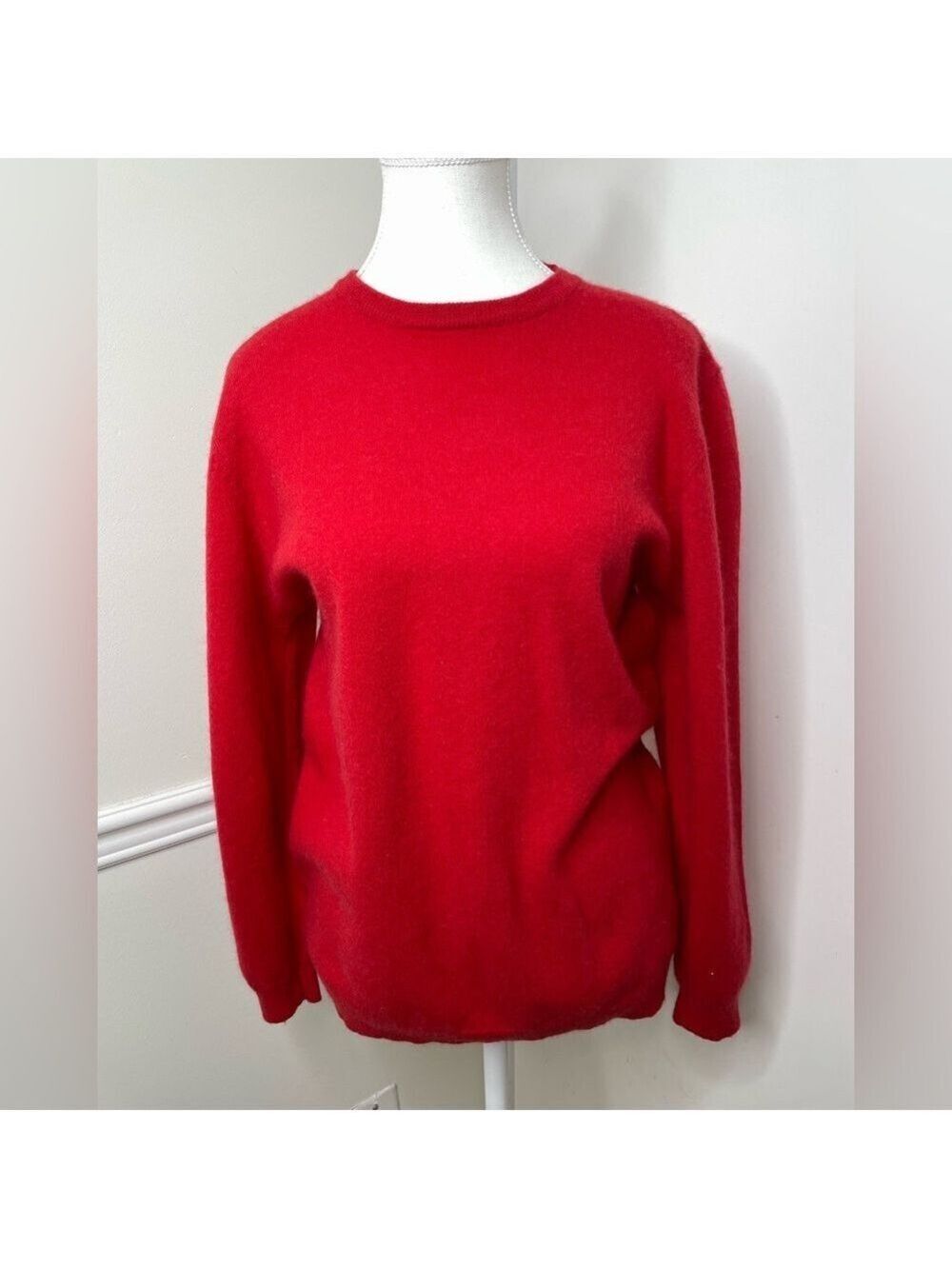 Vintage Magnolia Wool Angora Crew Neck Sweater M